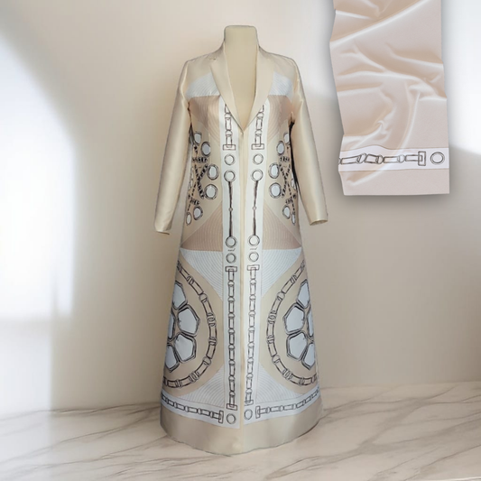 Hermes Abaya in a wonderful beige color